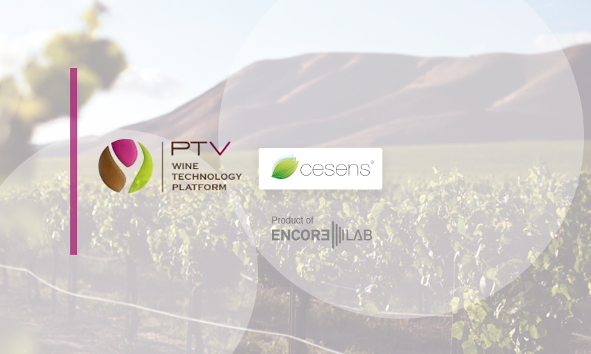 Encore Lab – Cesens® gets associated with the wine technology platform